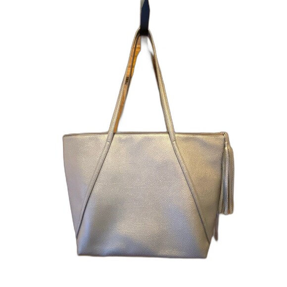 Everyday Pretty Gray Textured HUGE Shoulder Bag for Work Laptop Activewear Baby - Picture 1 of 10